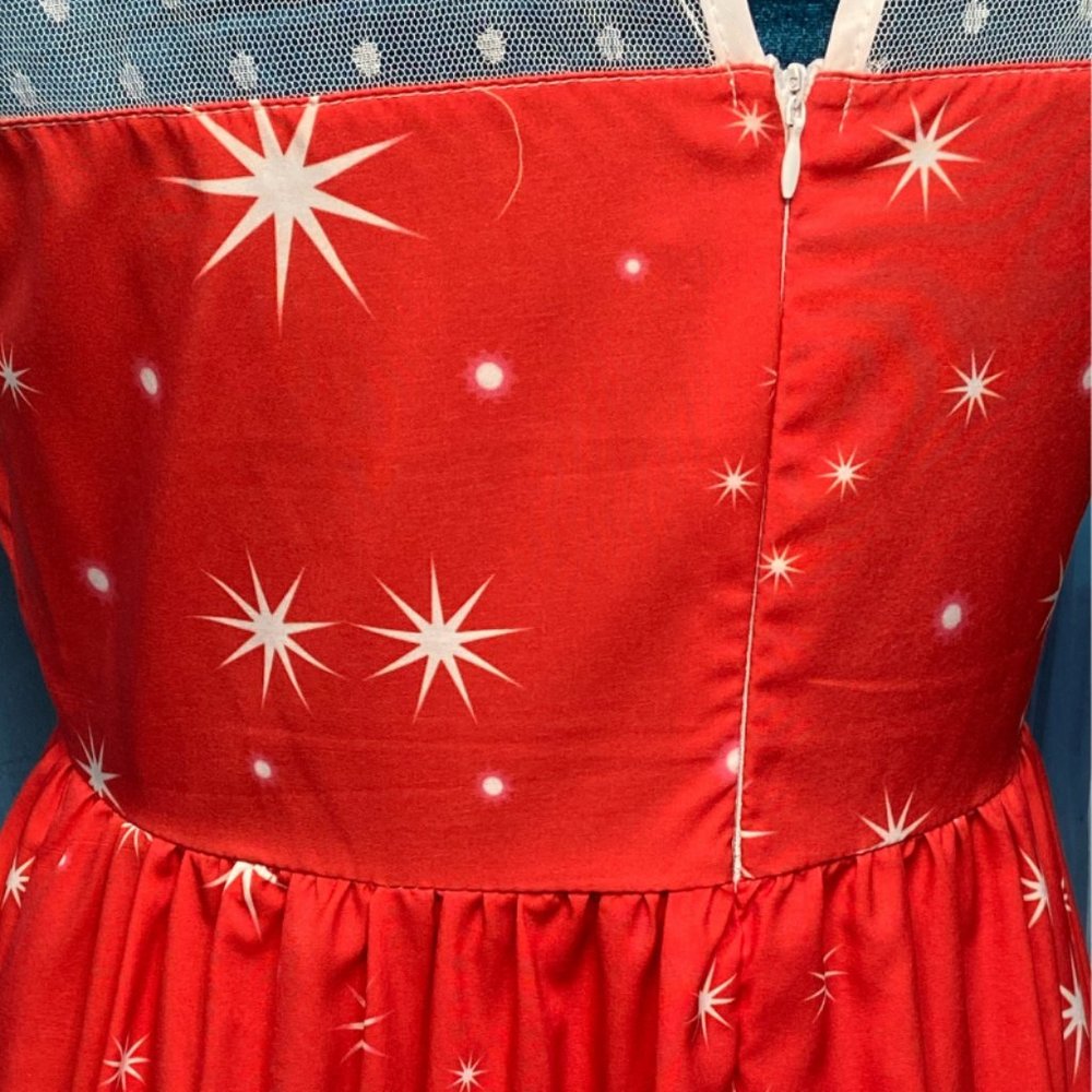 Santa Claus Vintage Style Christmas Dress Size Small - Picture 9 of 13